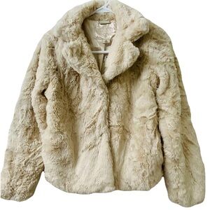 Jou Jou girls Tan Teddy Jacket